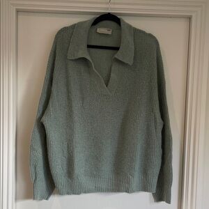 Everlane Sage V-Neck Sweater in Alpaca